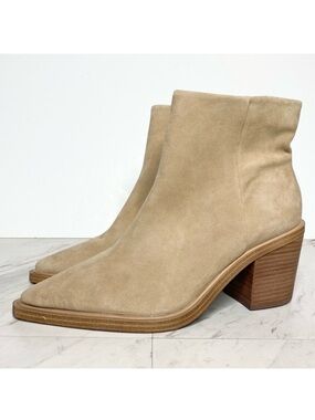 Vince Camuto Rinvalla Tan Suede Bootie 10M